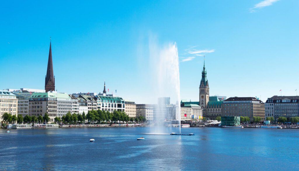 Die Hamburger Außenalster